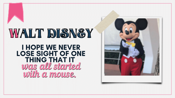 It all started with a mouse