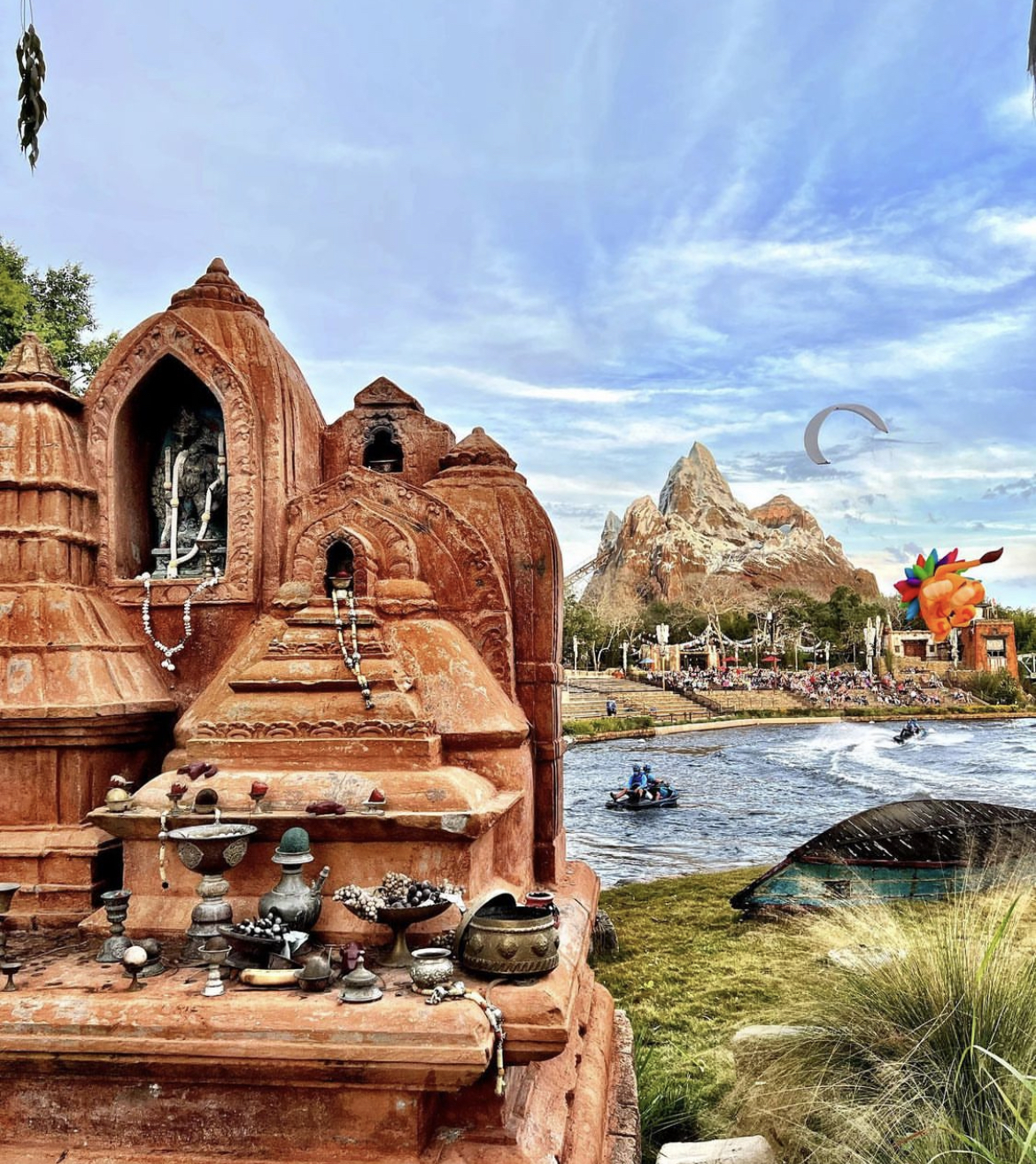 Expedition Everest from Asia at Disney's Animal Kingdom Expedition Everest viewed from the Asia area at Disney's Animal Kingdom